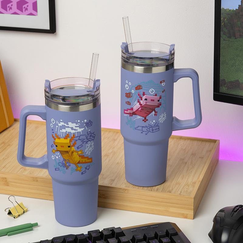 Minecraft Axolotl thermosfles (900 ml) 1 Minecraft Axolotl thermosfles (900 ml)