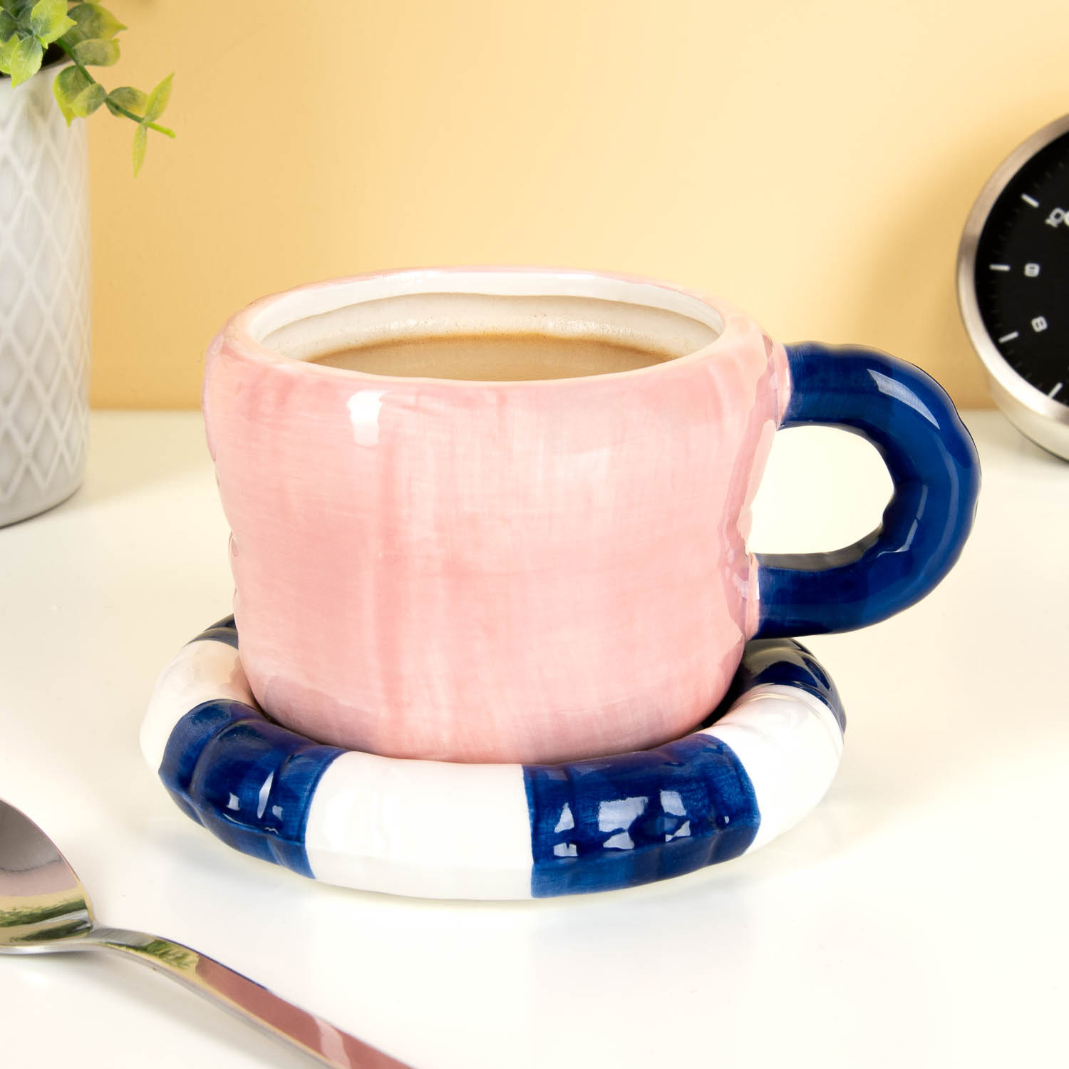 Reddingsboei mok - Blauw 1 Reddingsboei mok - Blauw