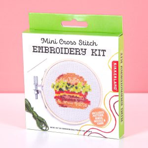 Mini borduurset - Hamburger