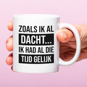 Mok Zoals ik al dacht...