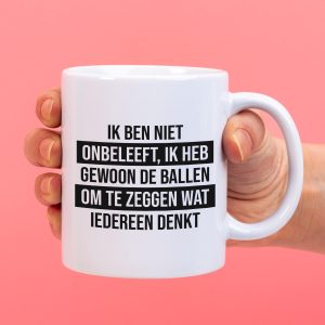 Mok Ik ben niet onbeleeft