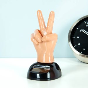 Peace handje op zonne-energie