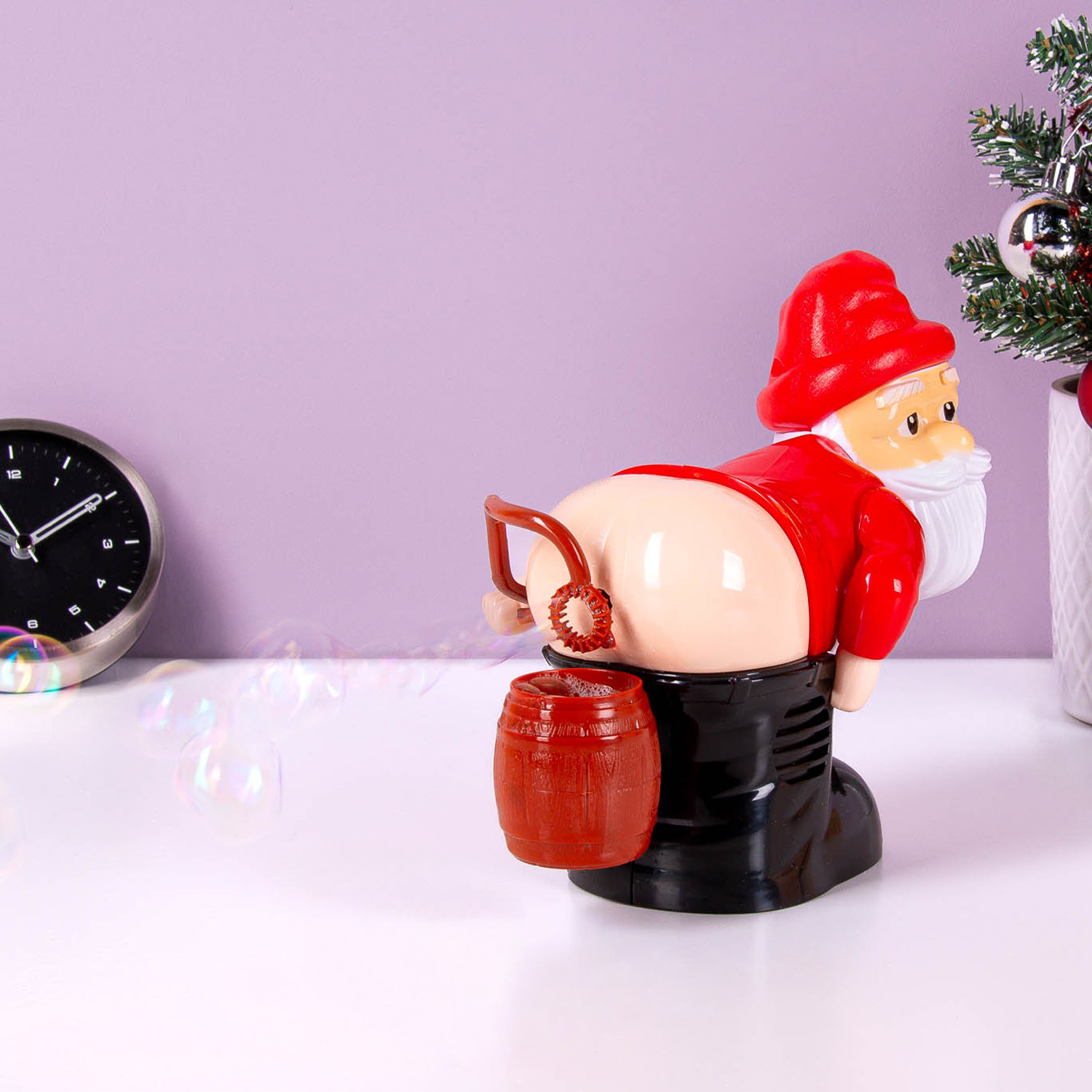 Kerstman bellenblaas 1 Kerstman bellenblaas