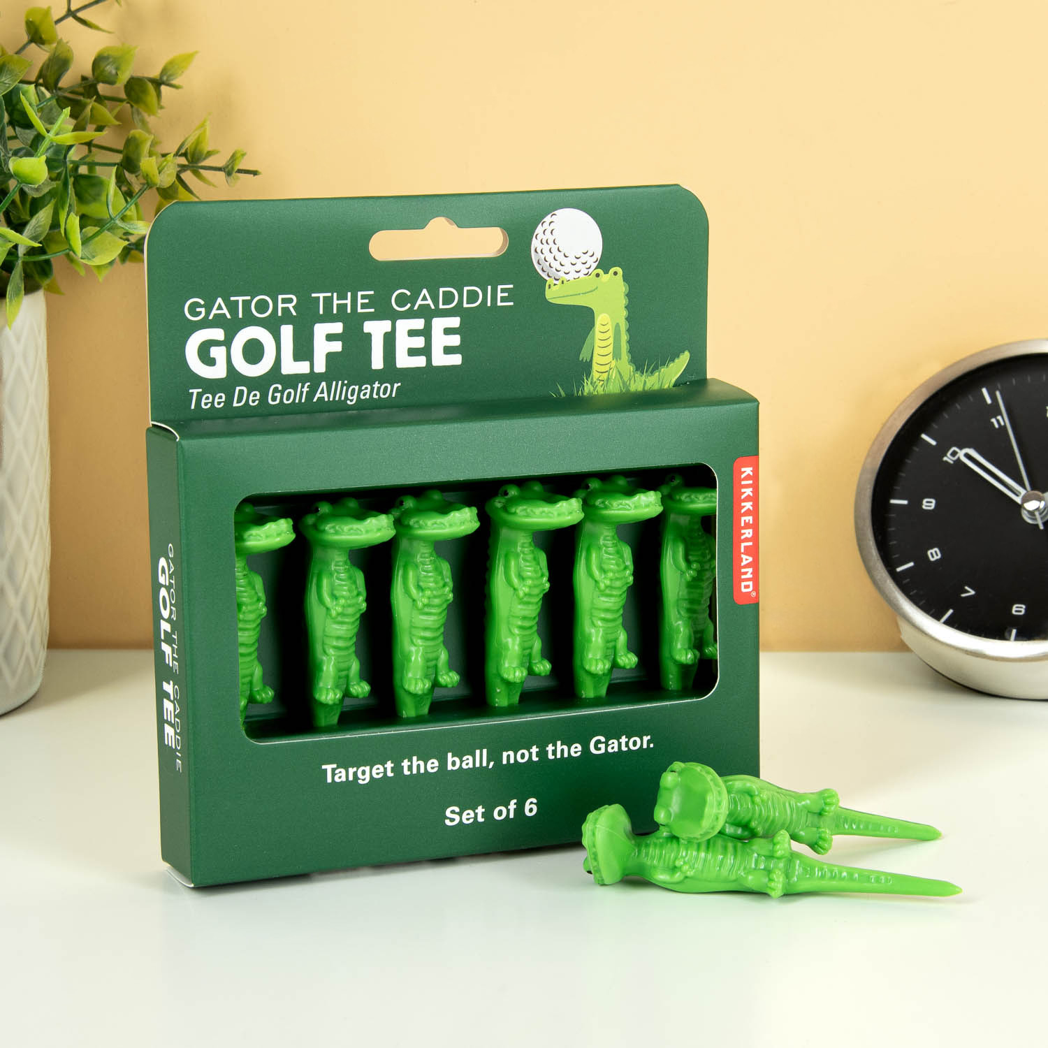 Alligator golftees (set van 6) 1 Alligator golftees (set van 6)