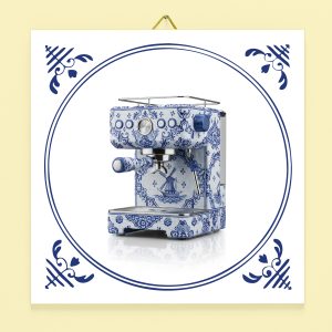 Tegeltje koffiezetapparaat