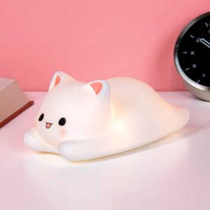 Liggende kat nachtlampje