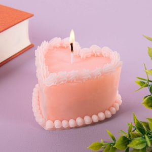 Taart kaars - Roze