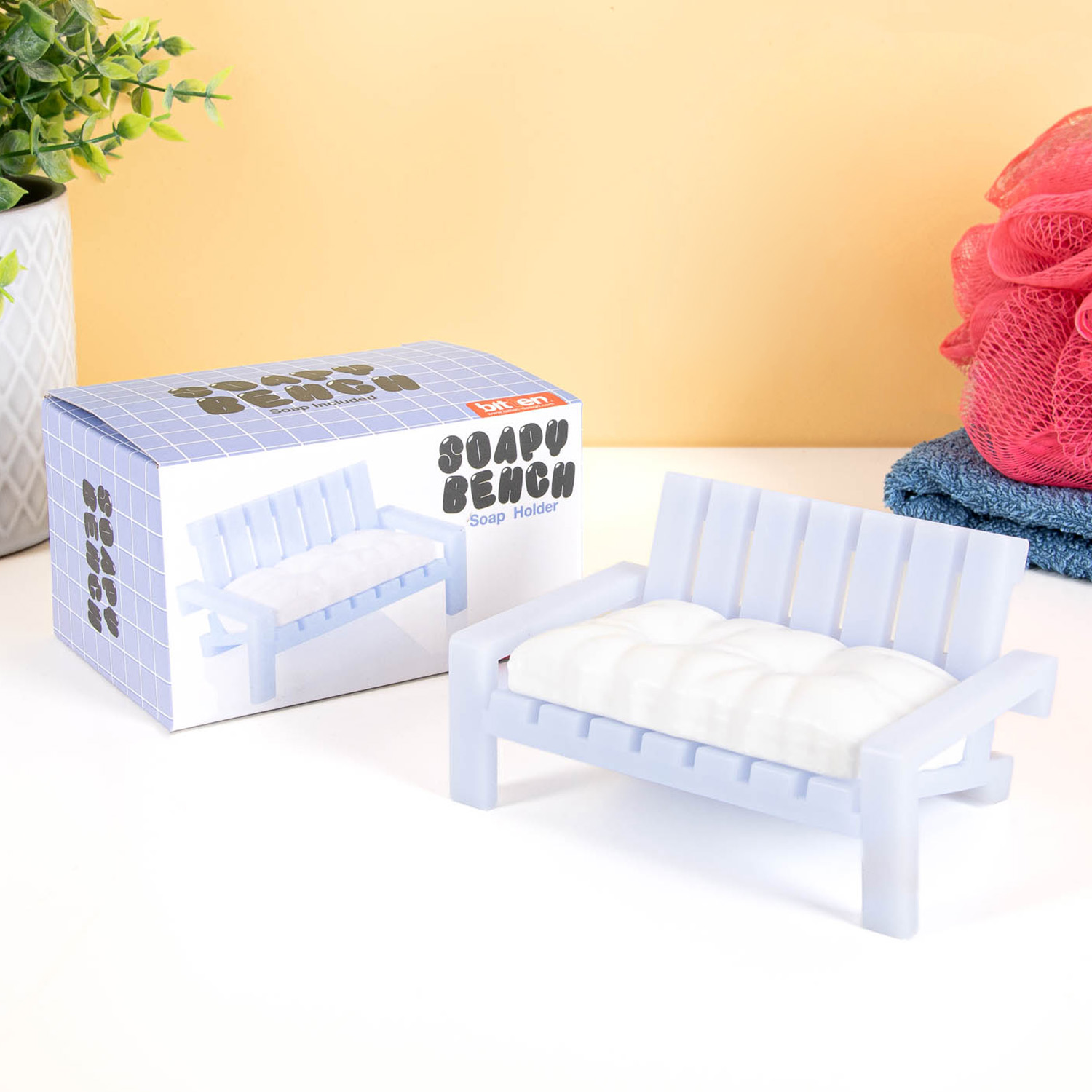 Zeepbankje - Lichtblauw 1 Zeepbankje - Lichtblauw