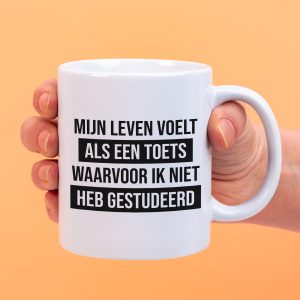 Mok Mijn leven voelt als een toets
