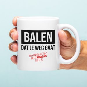 Mok Balen dat je weg gaat