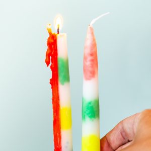 Regenboog Druipkaars (Set Van 2)