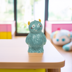 Spaarpot Blauw Monster met Horens